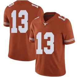 Men's Nike Parker Livingstone Texas Longhorns Limited Orange Mens Football College Jersey
