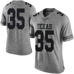 Men's Nike Rett Andersen Texas Longhorns Limited Gray Mens Football College Jersey