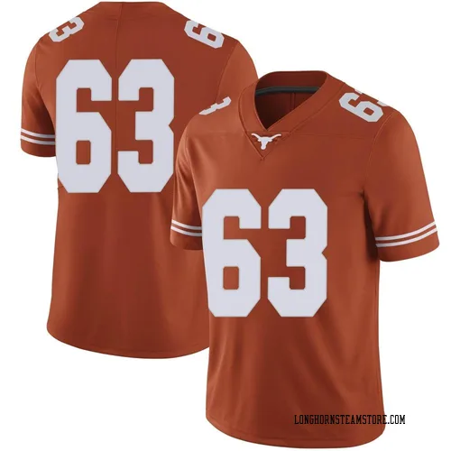 Men's Nike Rick McBroom Texas Longhorns Limited Orange Mens Football College Jersey