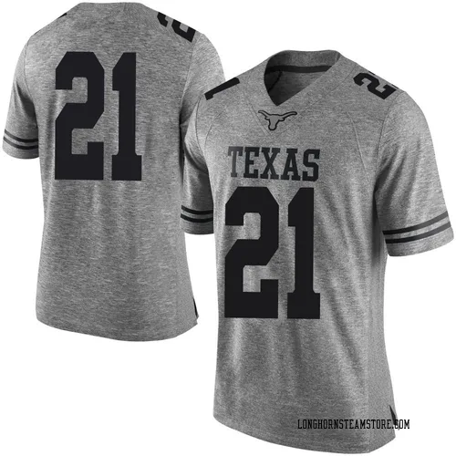 Men's Nike Ryan Niblett Texas Longhorns Limited Gray Mens Football College Jersey