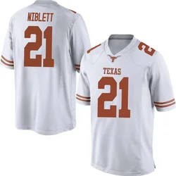 Men's Nike Ryan Niblett Texas Longhorns Replica White Mens Football College Jersey