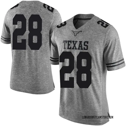 Men's Nike Santana Wilson Texas Longhorns Limited Gray Mens Football College Jersey