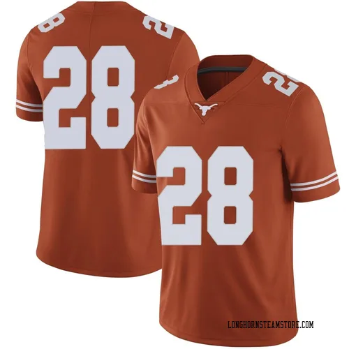 Men's Nike Santana Wilson Texas Longhorns Limited Orange Mens Football College Jersey