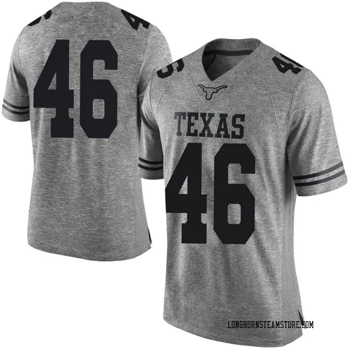 Men's Nike Smith Orogbo Texas Longhorns Limited Gray Mens Football College Jersey