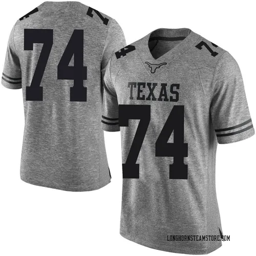 Men's Nike Trevor Goosby Texas Longhorns Limited Gray Mens Football College Jersey