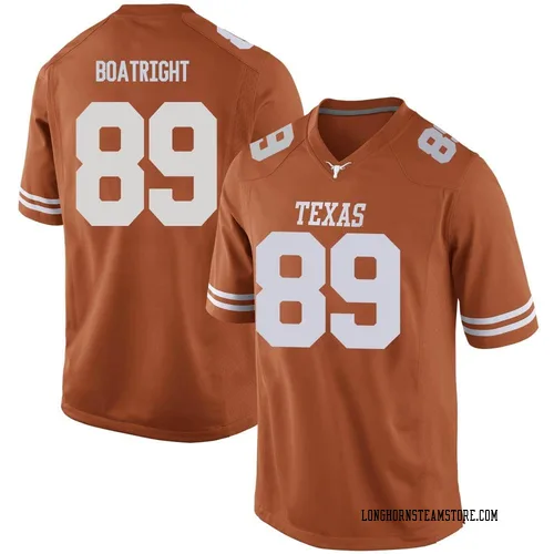 Men's Nike Ty Boatright Texas Longhorns Game Orange Mens Football College Jersey