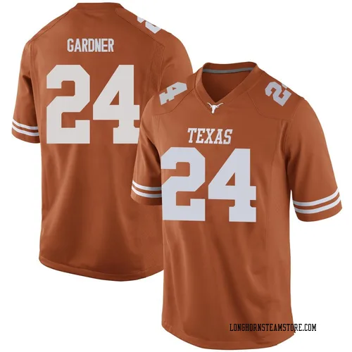 Men's Nike Velton Gardner Texas Longhorns Game Orange Mens Football College Jersey