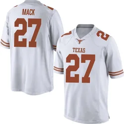 Men's Nike Wardell Mack Texas Longhorns Game White Mens Football College Jersey