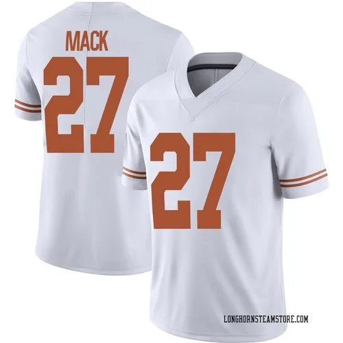 Men's Nike Wardell Mack Texas Longhorns Limited White Alternate Football Jersey
