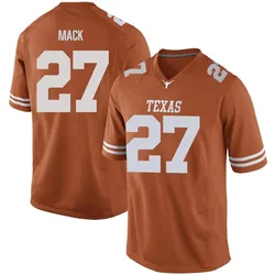 Men's Nike Wardell Mack Texas Longhorns Replica Orange Mens Football College Jersey