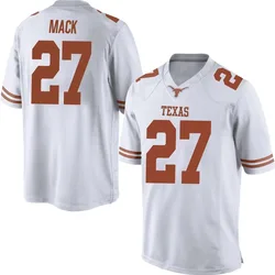 Men's Nike Wardell Mack Texas Longhorns Replica White Mens Football College Jersey