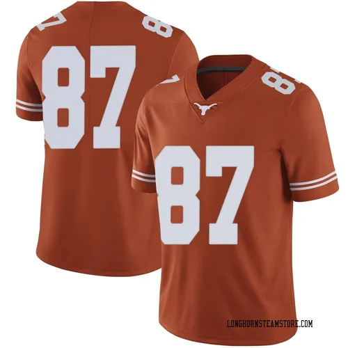 Men's Nike Will Randle Texas Longhorns Limited Orange Mens Football College Jersey