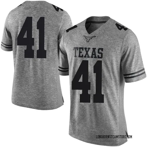 Men's Nike Ziky Umeozulu Texas Longhorns Limited Gray Mens Football College Jersey