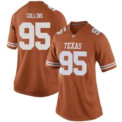 Women's Nike Alfred Collins Texas Longhorns Replica Orange Women Football College Jersey