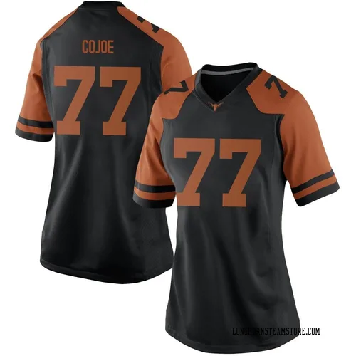 Women's Nike Andre Cojoe Texas Longhorns Game Black Women Football College Jersey