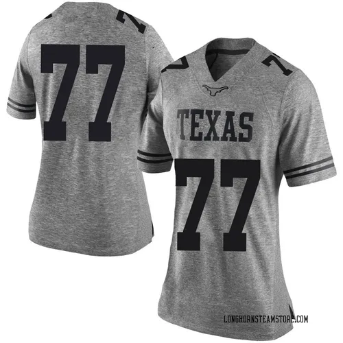 Women's Nike Andre Cojoe Texas Longhorns Limited Gray Women Football College Jersey