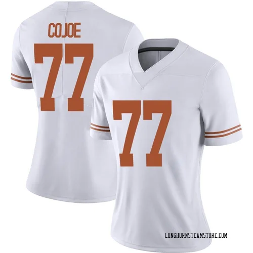 Women's Nike Andre Cojoe Texas Longhorns Limited White Alternate Football Jersey