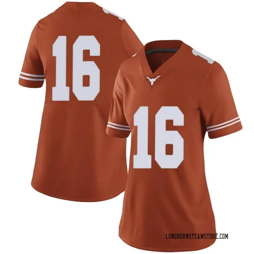 Women's Nike Arch Manning Texas Longhorns Limited Orange Women Football College Jersey