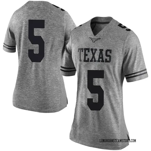Women's Nike Bijan Robinson Texas Longhorns Limited Gray Women Football College Jersey