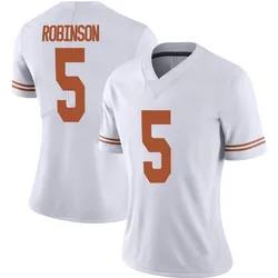 Women's Nike Bijan Robinson Texas Longhorns Limited White Alternate Football Jersey