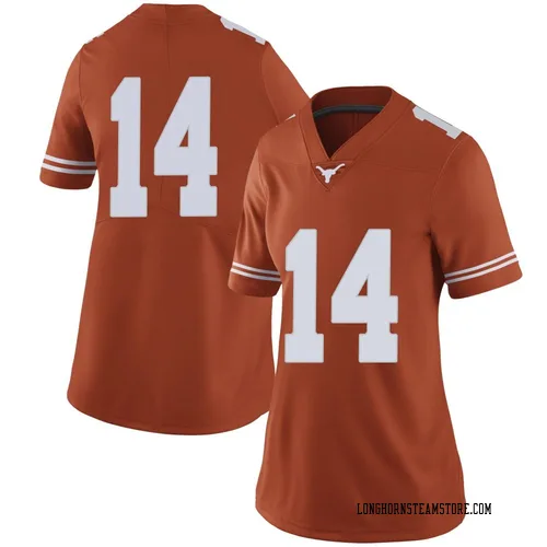 Women's Nike Brad Spence Texas Longhorns Limited Orange Women Football College Jersey