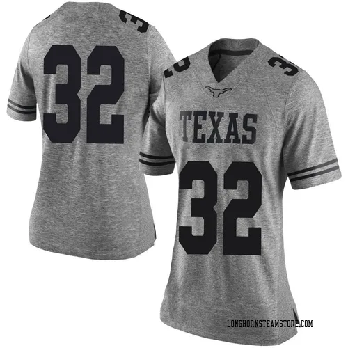 Women's Nike Brady Sarkisian Texas Longhorns Limited Gray Women Football College Jersey