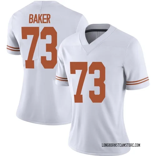 Women's Nike Brandon Baker Texas Longhorns Limited White Alternate Football Jersey