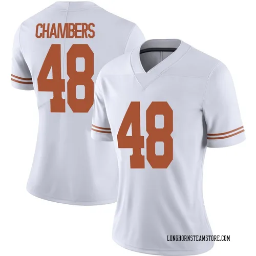Women's Nike Bryce Chambers Texas Longhorns Limited White Alternate Football Jersey