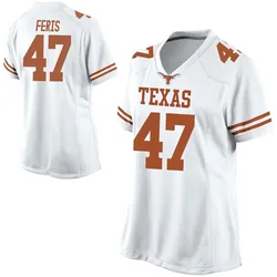 Women's Nike Charles Feris Texas Longhorns Replica White Football College Jersey