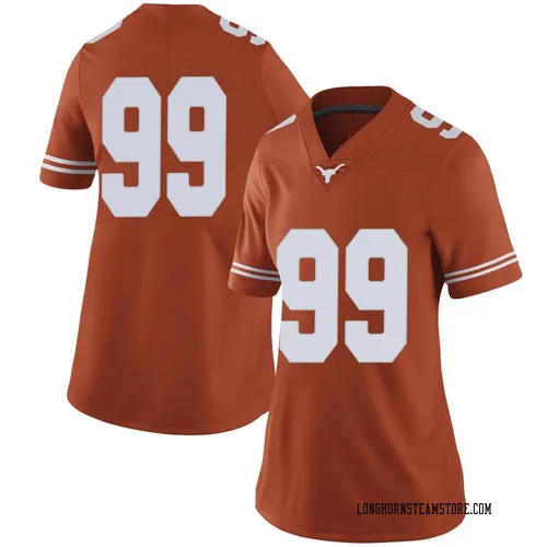 Women's Nike Cole Brevard Texas Longhorns Limited Orange Women Football College Jersey
