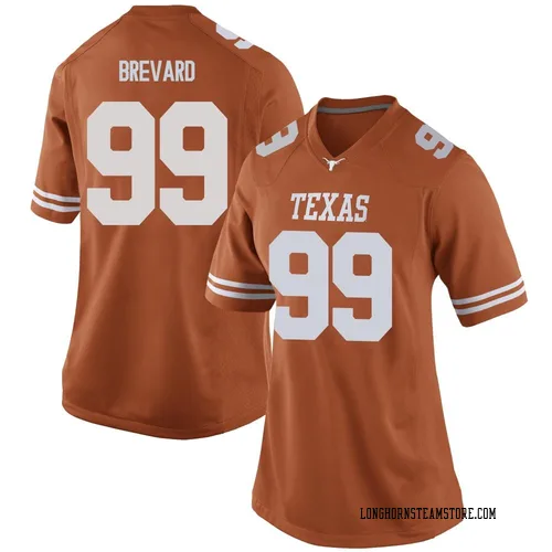 Women's Nike Cole Brevard Texas Longhorns Replica Orange Women Football College Jersey