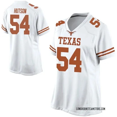 Women's Nike Cole Hutson Texas Longhorns Game White Football College Jersey