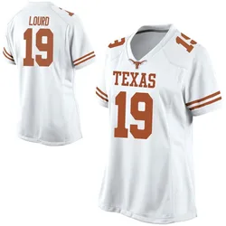 Women's Nike Cole Lourd Texas Longhorns Game White Football College Jersey
