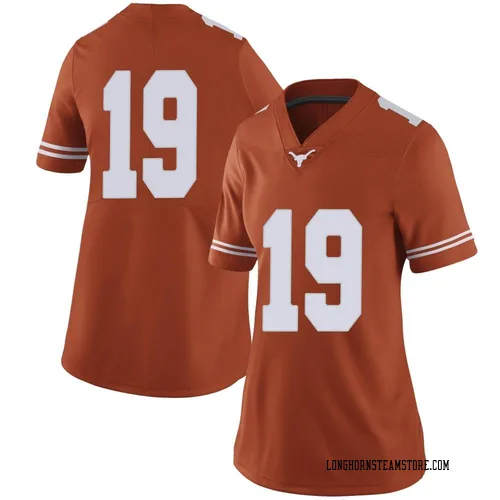Women's Nike Cole Lourd Texas Longhorns Limited Orange Women Football College Jersey