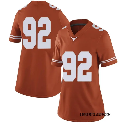 Women's Nike Colton Vasek Texas Longhorns Limited Orange Women Football College Jersey