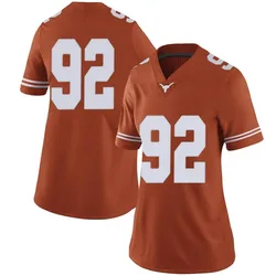 Women's Nike Colton Vasek Texas Longhorns Limited Orange Women Football College Jersey