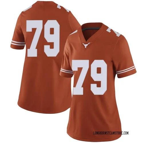 Women's Nike Connor Stroh Texas Longhorns Limited Orange Women Football College Jersey