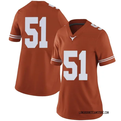 Women's Nike Daniel Cruz Texas Longhorns Limited Orange Women Football College Jersey