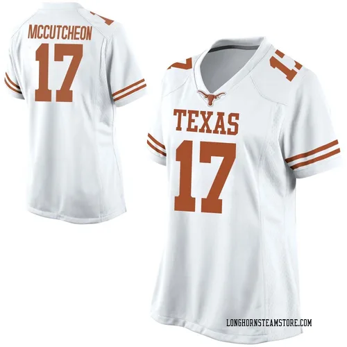 Women's Nike Daylan Mccutcheon Texas Longhorns Game White Football College Jersey
