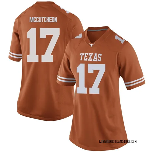 Women's Nike Daylan Mccutcheon Texas Longhorns Replica Orange Women Football College Jersey