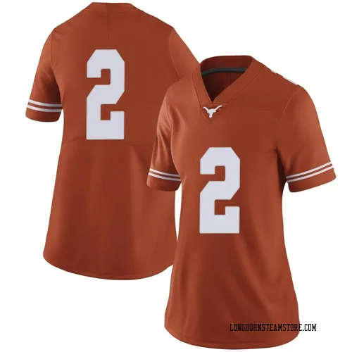 Women's Nike Derek Williams Jr. Texas Longhorns Limited Orange Women Football College Jersey