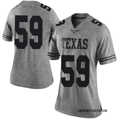 Women's Nike Devin Coleman Texas Longhorns Limited Gray Women Football College Jersey
