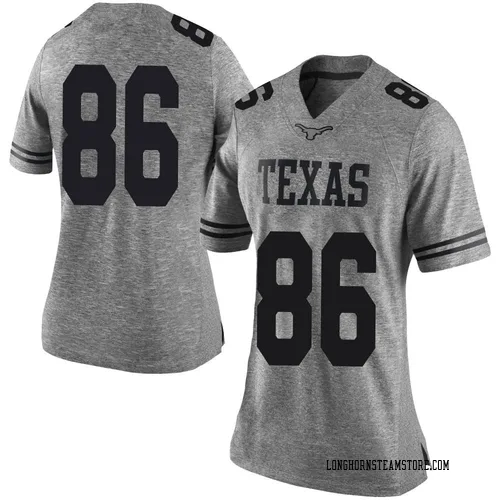 Women's Nike Dorian Black Texas Longhorns Limited Black Women Gray Football College Jersey
