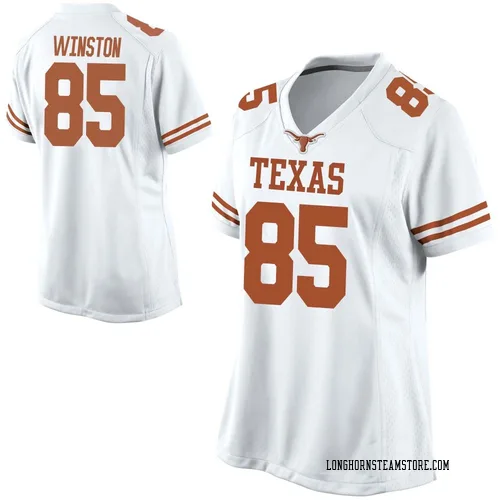 Women's Nike Emaree Winston Texas Longhorns Game White Football College Jersey