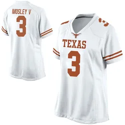 Women's Nike Emmett Mosley V Texas Longhorns Game White Football College Jersey
