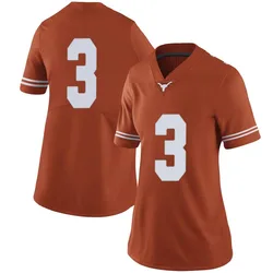 Women's Nike Emmett Mosley V Texas Longhorns Limited Orange Women Football College Jersey