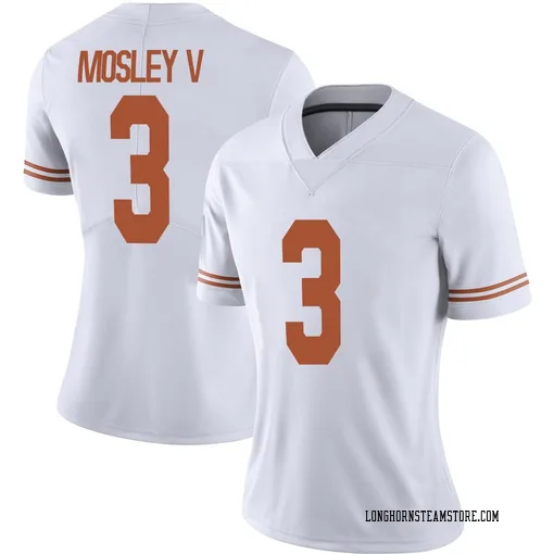 Women's Nike Emmett Mosley V Texas Longhorns Limited White Alternate Football Jersey
