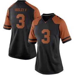 Women's Nike Emmett Mosley V Texas Longhorns Replica Black Women Football College Jersey