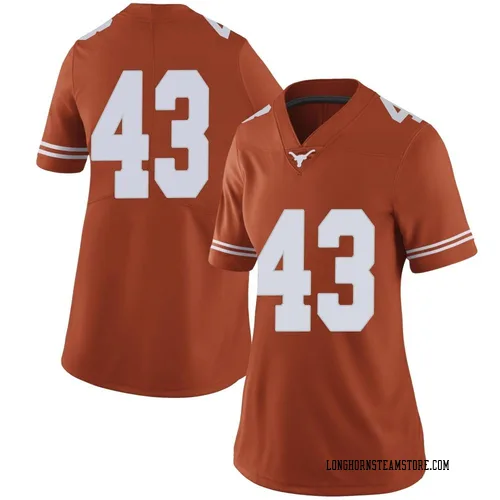 Women's Nike Eric Garza Texas Longhorns Limited Orange Women Football College Jersey