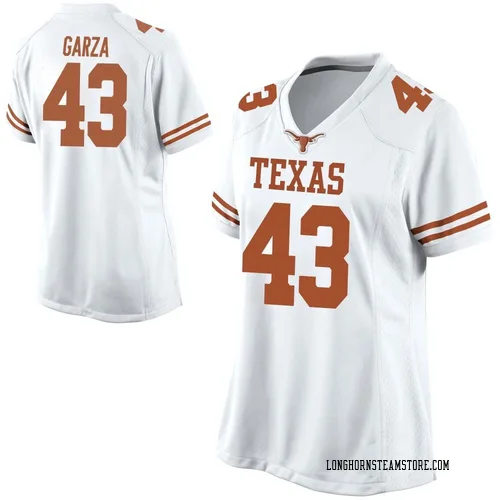 Women's Nike Eric Garza Texas Longhorns Replica White Football College Jersey